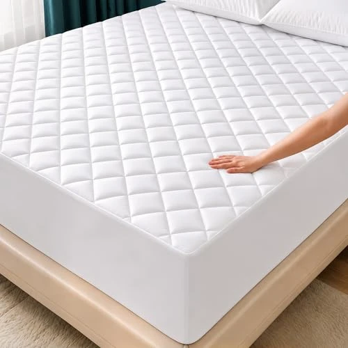 Zeitlich begrenztes Angebot: Matratzenschoner 140x200x30 cm, Matratzenauflage Gesteppter Matratzenbezug | Gesteppter Matratzenbezug mit Rundumgummizug, Hotelqualität, Neufaserfüllung, Öko-Tex-zertifiziert von Utopia Bedding von 17.99 € auf 17.99 € (0.00% 