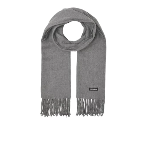 Offerta a tempo: JACK & JONES Jacsolid Woven Scarf Noos, Sciarpa Uomo, Grigio (Grey Melange Grey Melange), Taglia unica - 32% da 19.99 € a 13.52 €