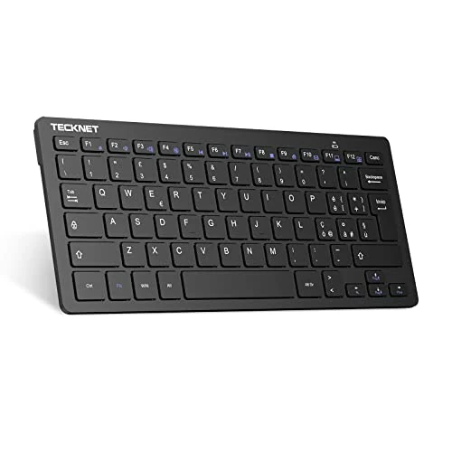 Offerta a tempo: TECKNET Tastiera Wireless PC, Tastiera Senza Fili per PC Laptop Windows e Android, Durata della Batteria Molto Lunga, Layout Italiano QWERTY, Silenzioso e Ultra Sottile - 26% da 26.99 € a 19.99 €