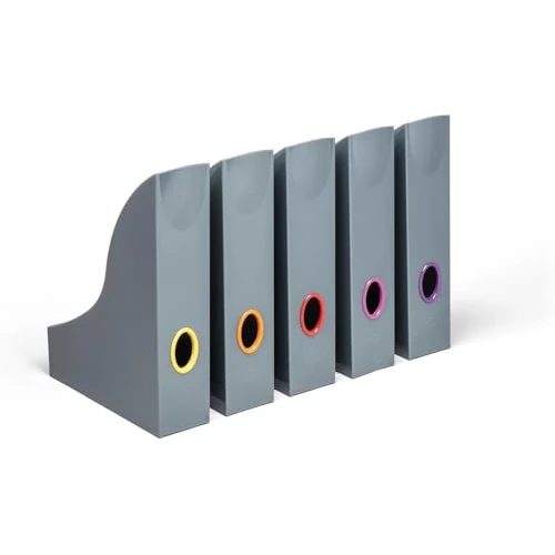 Zeitlich begrenztes Angebot: Durable Varicolor Stehsammler A4, 5 Stück, anthrazit, 770657 von 28.59 € auf 22.76 € (20% Rabatt)
