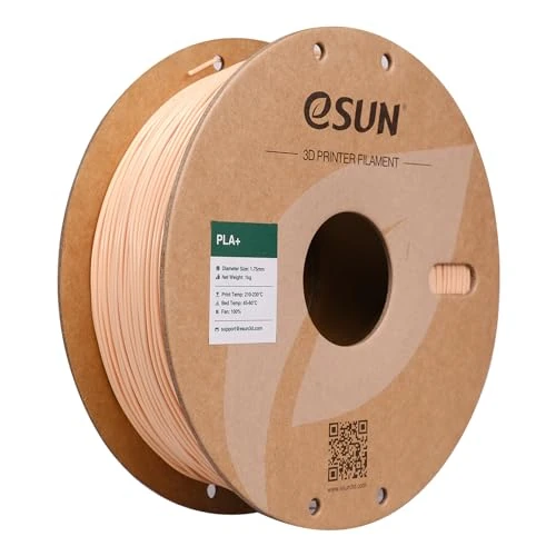 Limitiertes Angebot: eSUN PLA+ Filament 1.75mm, 3D Drucker Filament PLA Plus, Maßgenauigkeit +/- 0.03mm, 1kg Spule (2.2 LBS) 3D Druck Filament für 3D Drucker, Beige von 24.99 EUR auf 19.99 EUR (Spare 20%)