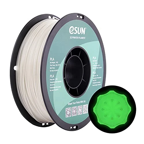 Offre limitée : eSUN PLA Glow in the Dark Arc-en-ciel Filament 1.75mm, Imprimante 3D Filament PLA Fluorescent, 1KG Bobine Phosphorescence Filament pour Imprimante 3D, Arc-en-ciel Multicolore Lumineux de 26.59 EUR à 26.59 EUR (remise 0%)