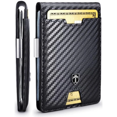 Offerta a tempo: TRAVANDO Portafoglio uomo piccolo con protezione RFID „ZURICH“ Porta carte di credito con clip per contanti, Portafogli slim tascabile, Portatessere Raccoglitore banconote sottile - 0.00% da 24.95 € a 24.95 €