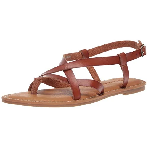 Offerta a tempo: Amazon Essentials Sandali con Cinturino Casual Donna, Tan, 37.5 EU - 39% da 20.50 € a 12.60 €