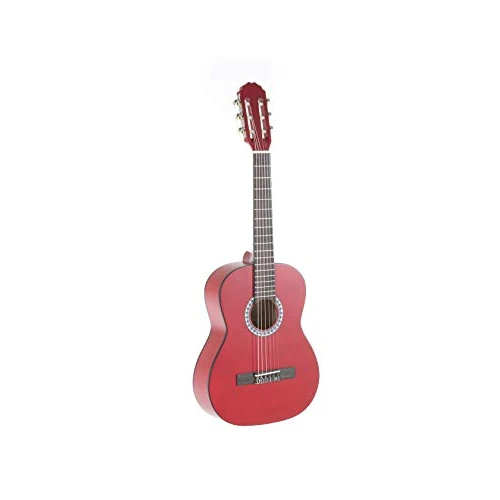 GEWA concertgitaar, gitaar Basic, body linde, toets Pakkahout, verchroomde mechanieken, 1/2 rood