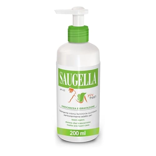 Limited-time offer: Saugella YouFresh Antibacterial Intimate Cleanser pH 4.5 with Thyme and Calendula Extracts, Freshness, Suitable for Young Women and Teenagers, 200 ml from 14.90 GBP to 14.90 GBP (save 0%)