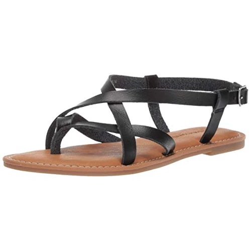 Tijdelijke aanbieding: Amazon Essentials Shogun dames Casual Strappy Sandaal, dames sandaal, Zwart, 38 EU van 18.80 € naar 18.80 € (0.00% korting)