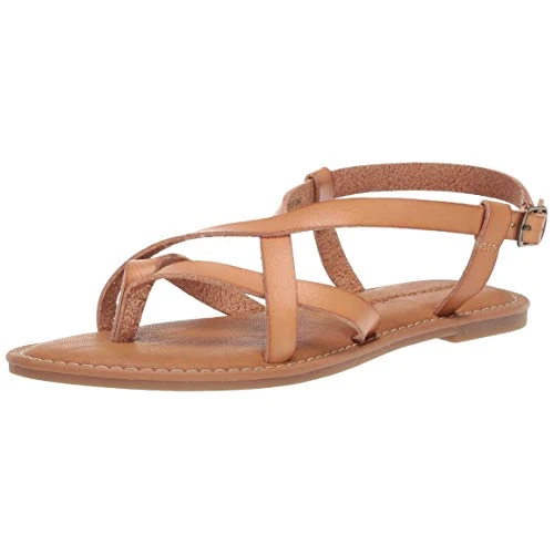 Offerta a tempo: Amazon Essentials Sandali con Cinturino Casual Donna, Naturale, 37.5 EU - 20% da 20.50 € a 16.36 €