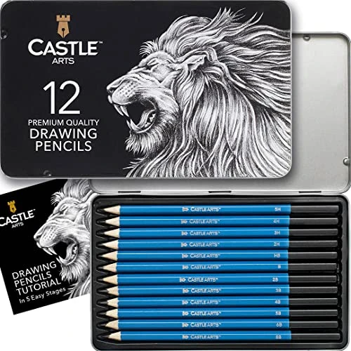 Oferta limitada: Castle Art Supplies Set de 12 Lápices de Dibujo de Grafito para Adultos de 12.99 € a 12.99 € (ahorro 0.00%)