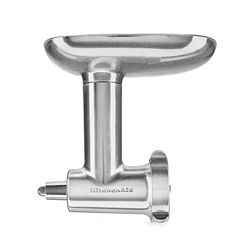 Offre limitée : KitchenAid Accessoires - 5KSMMGA - Hachoir à Viande pour KitchenAid Robot Pâtissier - Poussoir à Saucisse Inclut - Hachoir à Légume - Inox de 169.00 € à 90.44 € (46% de remise)