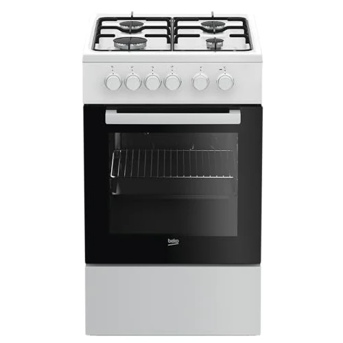 Beko FSS52020DW cooker Freestanding Cooker White Gas A