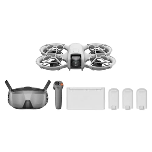 Offerta a tempo: DJI Neo Combo Motion Fly More, mini drone con fotocamera UHD 4K per adulti, 135g drone che vola da solo e ti segue, decollo dalla mano, tracciamento del soggetto, con RC Motion 3 e 3 batterie - 25% da 529.00 € a 395.00 €
