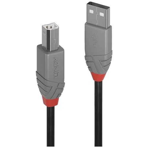 Offerta a tempo: LINDY - Cavo USB 2.0 Tipo A a USB Tipo B, Cavetto USB Anthra Line 1 Metro, Tipo Maschio A/B, Velocità di Trasferimento Dati Speed Fino a 480Mbps per Tastiera, Stampante, Fotocamera, Hard Disk - 0.00% da 3.49 € a 3.49 €
