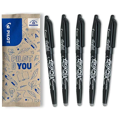 Begrenztes Angebot: PILOT - FriXion Ball 0.7 Set - 5 Stück: Farbe Schwarz - Radierbare Tintenroller 0,4mm Strichstärke - Angenehme Schreibführung, Thermosensitive Tinte, Austauschbare Mine - Mittlere Spitze von 13.99 EUR auf 13.08 EUR (Rabatt 6.8%)