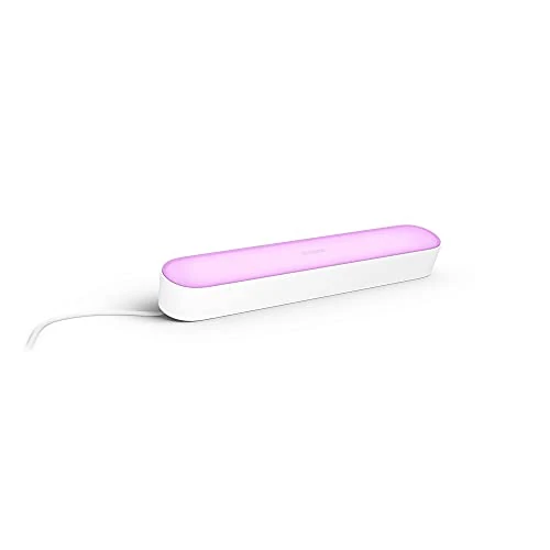 Oferta limitada: Philips Hue - Kit Extensión Barra de Luz Hue Play, Luz Blanca y de Colores, Sincroniza tus luces con el contendio de tu TV y juegos, Funciona con Alexa, Google Assistant y Apple HomeKit, Blanco de 64.99 EUR a 54.90 EUR (ahorro 16%)