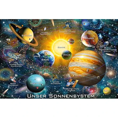 Schmidt Spiele 56308 Our Solar System, 200 pieces Children's Puzzle