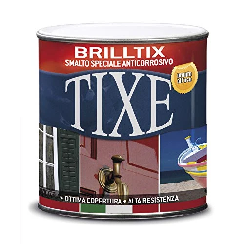 Offerta a tempo: TIXE Smalto a Solvente Brilltix | Vernice a Solvente con Finitura Lucida e Brillante, Uniforme e Compatta, Alta Resistenza | 375 ml | Bianco Lucido | Made in Italy (104.401) - 27% da 12.90 € a 9.41 €