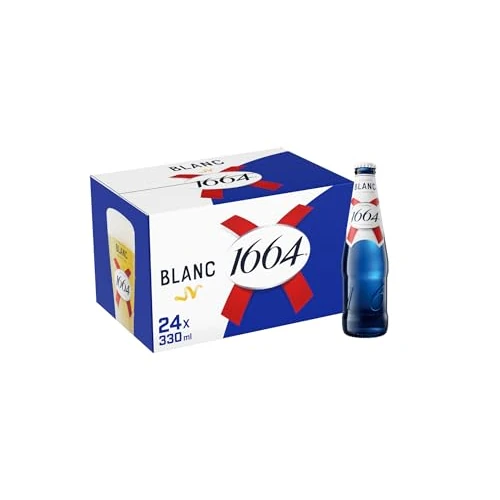Offerta a tempo: Birra 1664 Blanc, Cassa con 24 Bottiglie da 33cl — 24% da 33,36 € a 25,50 €