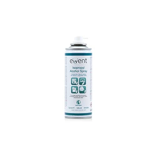 Offerta a tempo: Ewent - Spray Alcool Isopropilico, per Pulizia di Schede Elettroniche e Strutture in Plastica del Computer - 43% da 12.20 € a 6.90 €