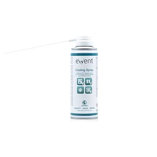 Oferta limitada: Ewent EW5616 - Pulverizador de refrigeración de Efecto instantáneo Spray 200ml, Color Blanco de 8.90 € a 8.90 € (ahorro 0.00%)
