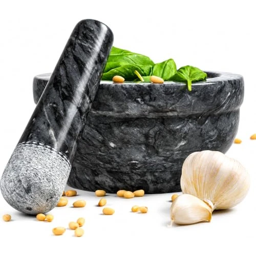 Zeitlich begrenztes Angebot: Coninx Mörser & Stößel aus Naturstein 15 cm – Gewürzmörser Anthrazit | Frisches Pesto, Guacamole oder Currypaste wie selbstgemacht – volles Aroma bei jedem Rezept. von 22.75 € auf 22.75 € (0.00% Rabatt)