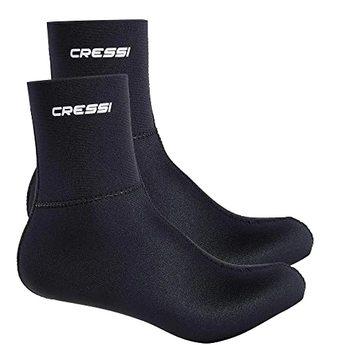 Cressi Unisex-Adult Black Neoprene Socks Resilient Skarpety Neoprenowe,Black,Xs,Xlx433500