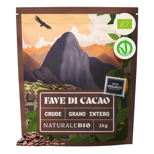 Zeitlich begrenztes Angebot: NaturaleBio Bio Rohe Ganze Kakaobohnen von 43.53 € auf 34.99 € (20% Rabatt)
