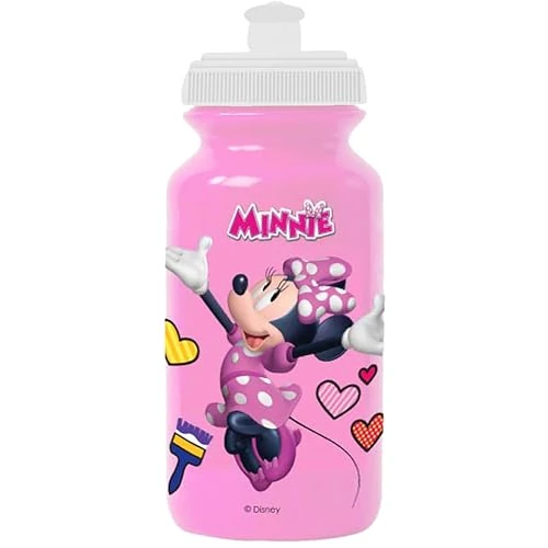 Oferta limitada: Tataway Botella de plástico rosa de Minnie Mouse de Disney de 380 ml para niñas con cierre antigoteo y banda antideslizante de 12.84 € a 12.84 € (ahorro 0.00%)