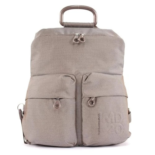 Mandarina Duck Md 20 P10QMTZ4, Mochila, Mujer, Beige (Taupe), 31x35x13 (L x H x W)