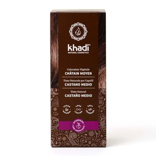 Oferta limitada: khadi CASTANO MEDIO Tinte vegetal para el cabello - tinte para un color castaño canela vivo y cálido hasta un castaño medio intenso y profundo - 100% vegetal - 100 g de 15.90 € a 15.90 € (ahorro 0.00%)