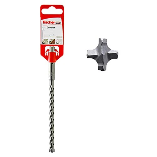 Offerta a tempo: Fischer Quattric II 12/160/210 Punta SDS Plus a quattro taglienti per trapano e martelli perforatori, 549936 - 0.00% da 11.99 € a 11.99 €