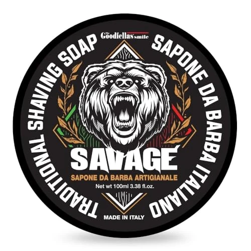 Beperkte aanbieding: The Goodfellas' smile Savage traditionele scheerzeep Gemaakt in Italië, 100 g van 8.25 EUR naar 8.25 EUR (besparing 0%)