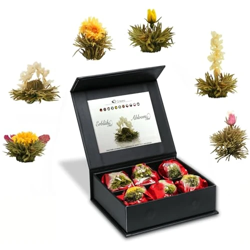 Oferta limitada: Creano 6 Flores de Té - Té en Caja Elegante y Magnética con Relieve de Plata - Té Blanco de 15.90 EUR a 13.50 EUR (ahorro 15%)