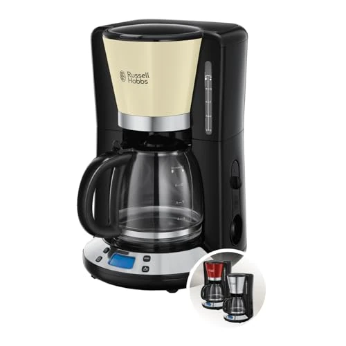 Offerta a tempo: Russell Hobbs Macchina da Caffè Americano Digitale, Crema, 1,25 L, 10 Tazze - 5% da 36.77 € a 34.92 €