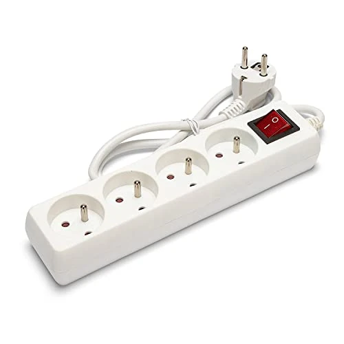 Offerta a tempo: Velamp MULTIP-FR-I-4 - Multipresa a 4 prese 10/16 A + interruttore, 3G1 mm2 - 0.00% da 8.00 € a 8.00 €