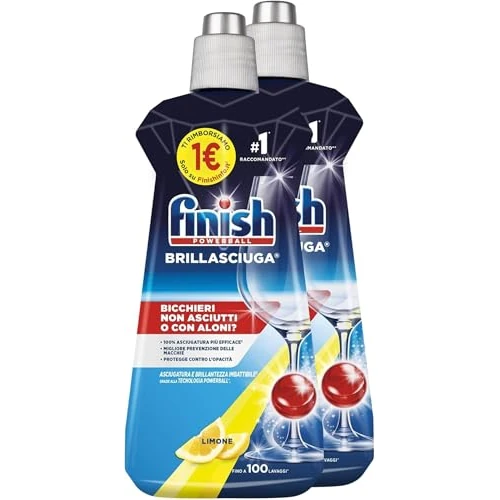 Offerta a tempo: Finish Brillantante - Additivo Lavastoviglie - 2 Pezzi — 42% da 12,08 € a 6,99 €