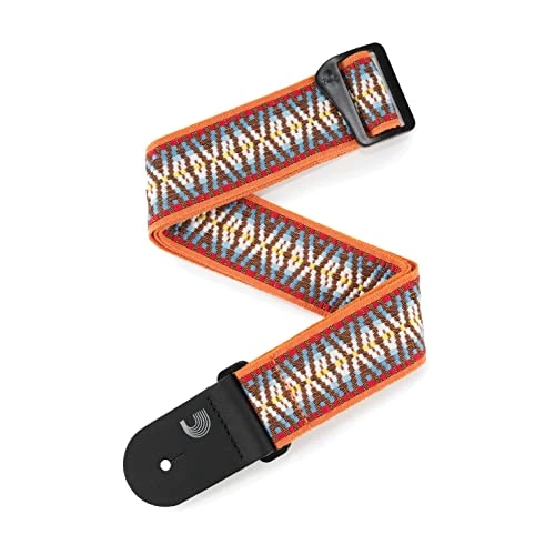 Limited-time offer: D'Addario Sunrise Hootenanny Nylon Woven Guitar Strap, Orange from $17.39 to $15.79 (save 9%)