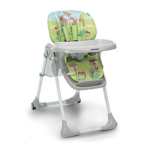 Foppapedretti Meeting Highchair, Maximum Weight 15kg, for Ages 6-36 Months Farm
