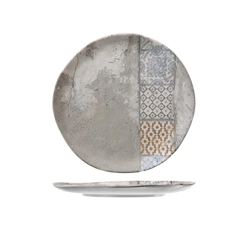 Oferta ograniczona: H&H zestaw 12 talerzy, Malaga Piatti Piani szary z 290.09 EUR na 290.09 EUR (znizka 0%)