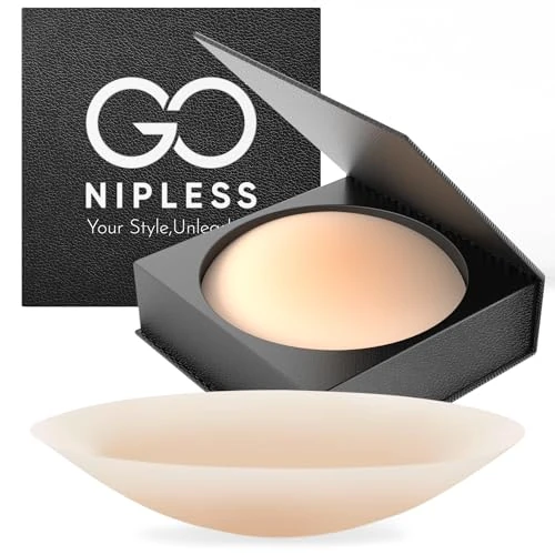 Offerta a tempo: Copricapezzoli per donna - Copricapezzoli riutilizzabili - adesivi in silicone - Reggiseno da donna taglie dalla A alla D (1 paio) - 0.00% da 18.99 € a 18.99 €