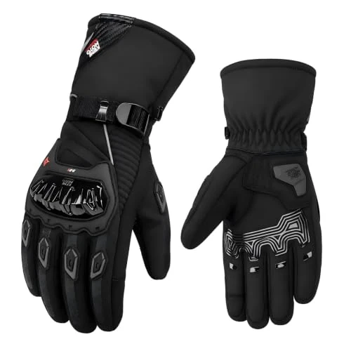 Limited-time offer: KEMIMOTO Winter Motorcycle Gloves Waterproof Touchscreen for Men Women from 33.99 £ to 33.99 £ (save 0.00%)