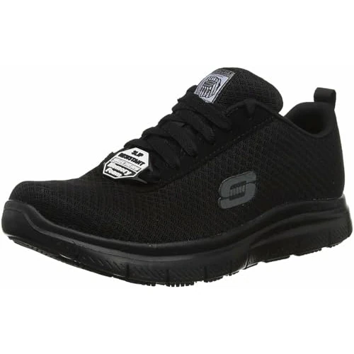 Limited-time offer: Skechers Men's Flex Advantage - Bendon Sr Sneaker, Black Mesh Water Stain Repellent Treatment, 10 UK from 74.00 GBP to 67.64 GBP (save 9%)