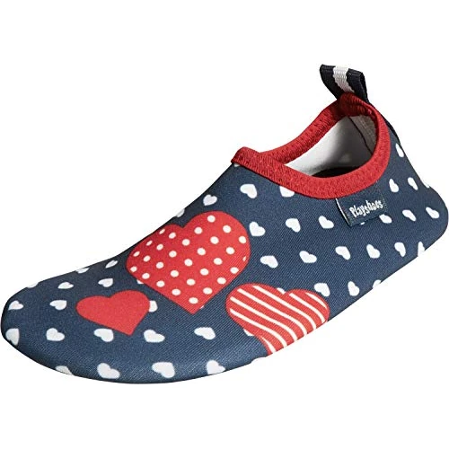 Offre limitée : Playshoes Chaussures Pieds Nus Bottes de pluie Mixte Enfant, Petits Cœurs, 31 EU de 11.46 € à 11.46 € (0.00% de remise)