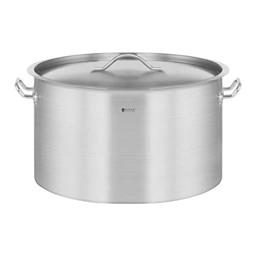 Offerta a tempo: Royal Catering Pentola Per Induzione Pentola Acciaio Inox RCST-32E (Acciaio Inox, 31 L, Fondo 4 mm) - 0.00% da 79.00 € a 79.00 €