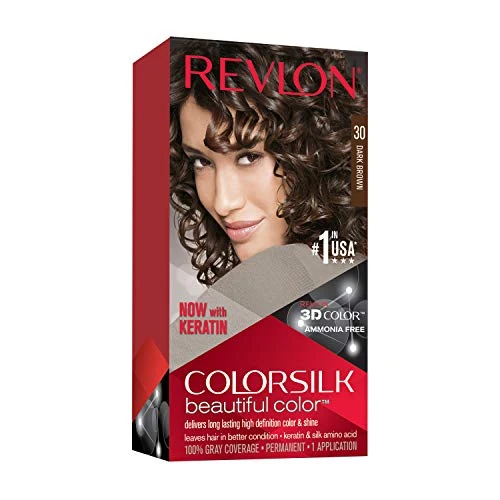 Revlon - Tinte Sin Amoniaco Colorsilk Revlon Castaño oscuro