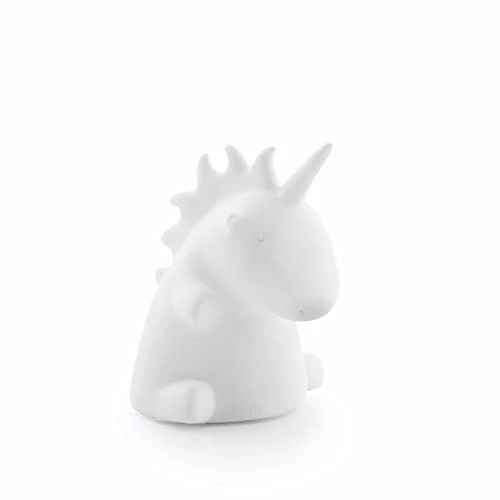 Limitiertes Angebot: InnovaGoods - Multicolor LED Einhornleuchte, Ideal als Nachtlicht für Kinder, Sicher & Bruchsicher, RGB LED Sequenz, Kabellos & Handlich, Weiß, Unitalla, Gummi von 15.79 EUR auf 15.79 EUR (Spare 0%)
