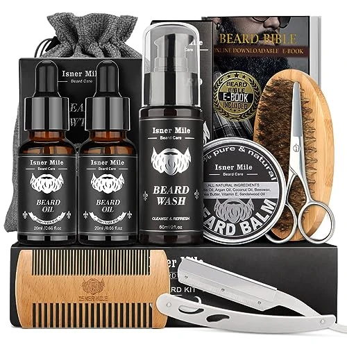 Offre limitée : Beard Grooming Kit for Men Care, Christmas Stocking Fillers for Men Him Dad de 23.99 € à 23.99 € (0.00% de remise)