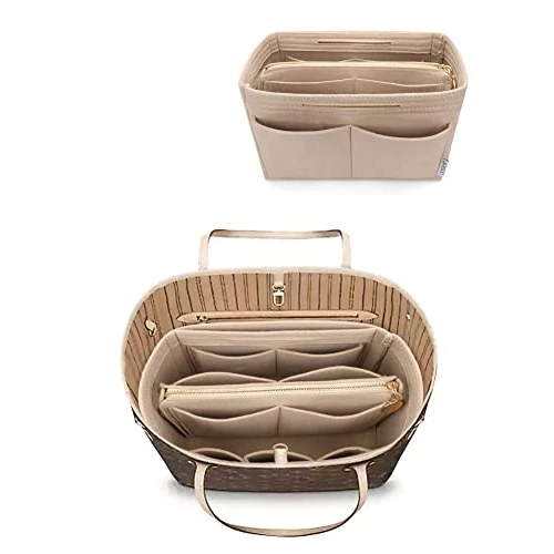 期間限定オファー: LEXSION フェルト パース バッグ オーガナイザー インサート ファスナー付き バッグ トート シェイパー フィット スピーディ ネバーフル PM MM 8021 ベージュ XL 通常価格 10176.00 JPY セール価格 10176.00 JPY (割引 0%)