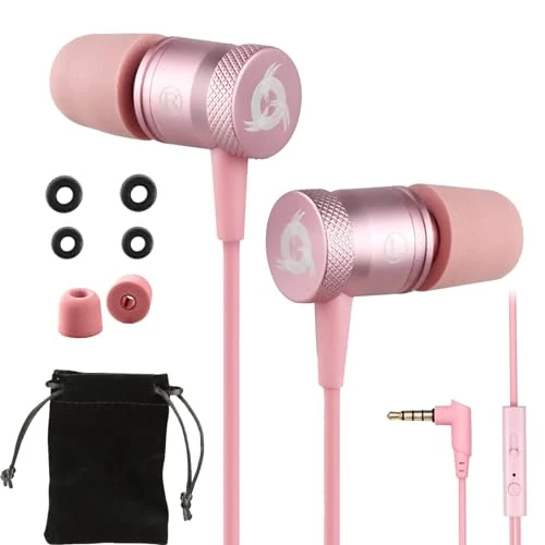 Offre limitee: KLIM Fusion Écouteurs Filaires avec Micro Hi-FI, Mousse à Mémoire, Jack 3.5mm, Rose de 17.99 EUR a 16.99 EUR (economie 6%)