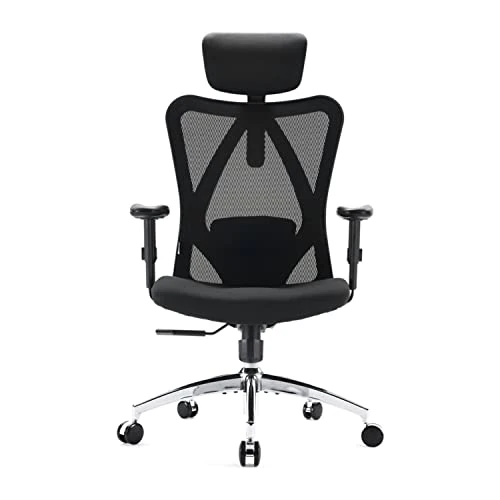 Limited-time offer: SIHOO M18 Ergonomic Office Chair, Adjustable Lumbar Support, 330 lb, Black from 169.99 £ to 129.94 £ (save 24%)